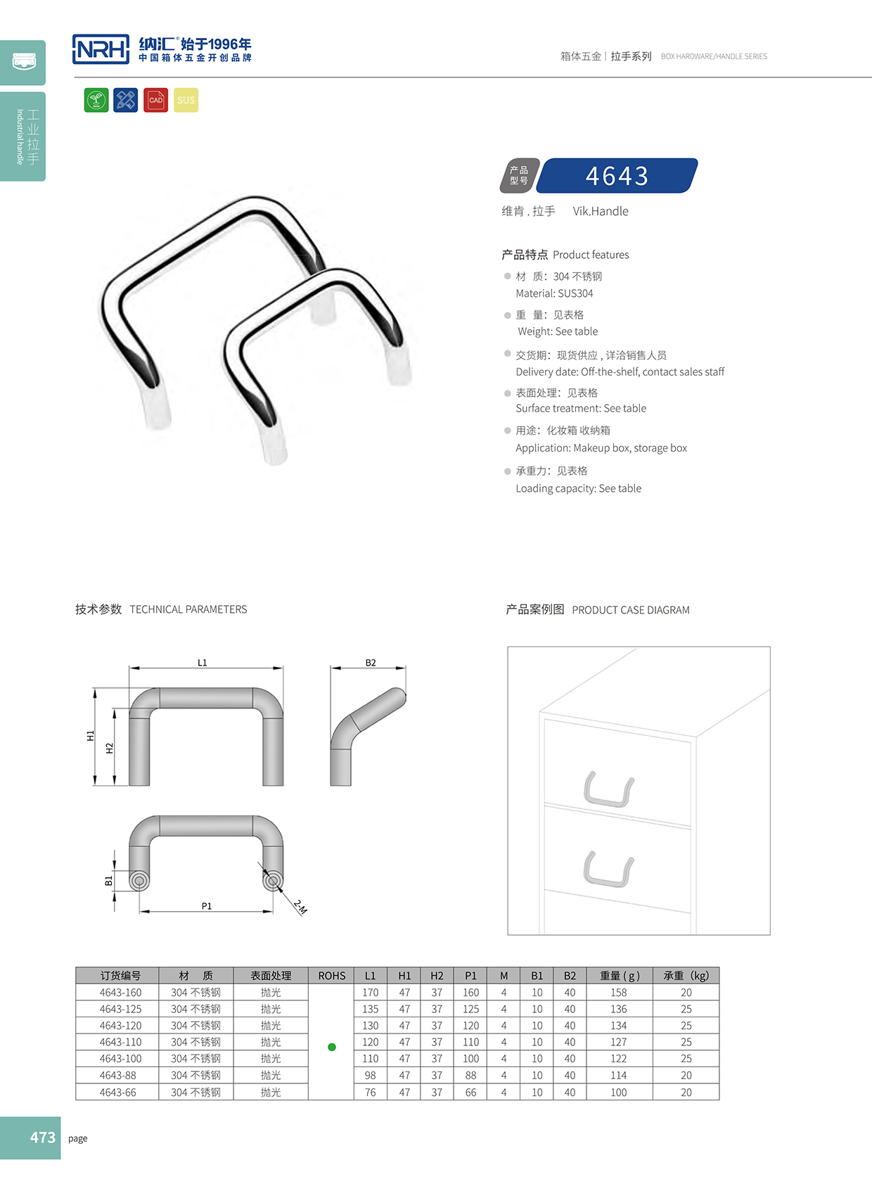 91香蕉app/NRH 4643-58 铝箱91香蕉app最新版下载